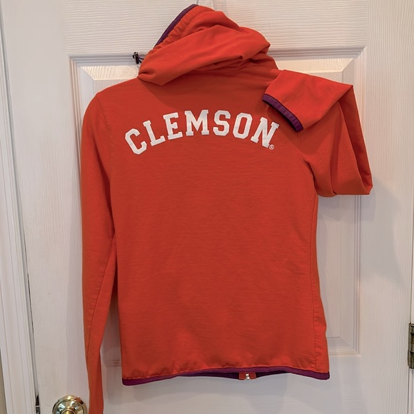 e5 Clemson jacket SZ S ~ Go Tigers!🐅 🧡💜 - Picture 3 of 4